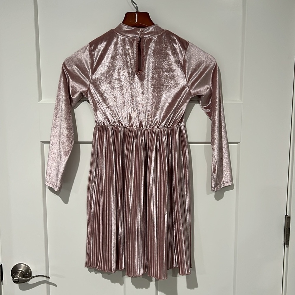 Wonder Nation Velour Dress Sz 7/8 - Picture 3 of 5